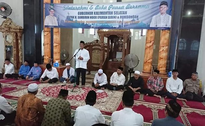 Gubernur Kalsel Serahkan Bantuan Pembangunan Mesjid MAN ICT