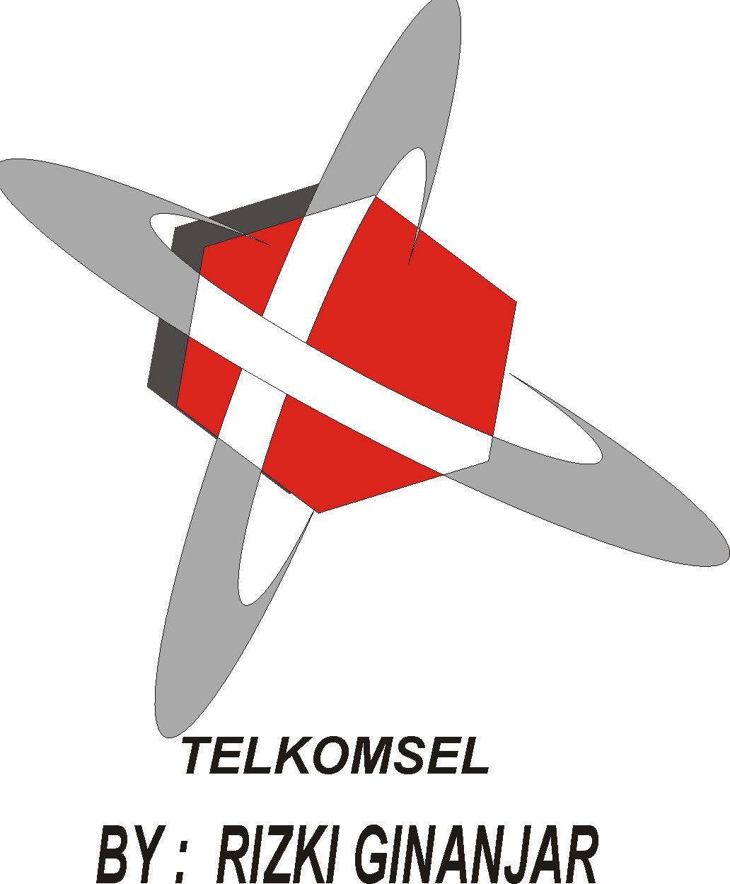 rizki ginanjar blog cara membuat logo telkomsel 
