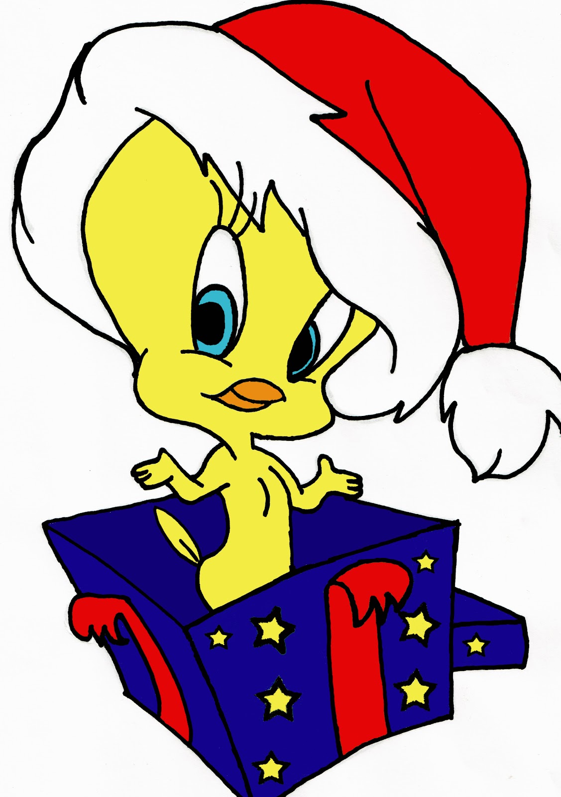 Disney Tweety Bird Christmas Holiday Wallpaper