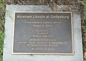 President Abraham Lincoln Statue in Gettysburg Pennsylvania