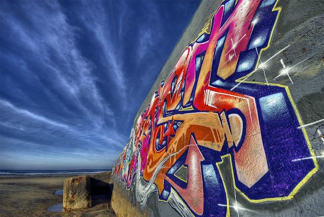  hdr plage, blockhaus soulac, graffitis bordeaux, blocos plage grayan, photo plage hdr, photo plage du gurp, blockhaus tag, graffitis hdr, vestige blockhaus, blocos allemand, photo blocos, photo fabien monteil