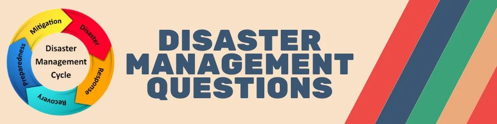 Disaster Management Questions for APSC Water Resources Department AE and JE