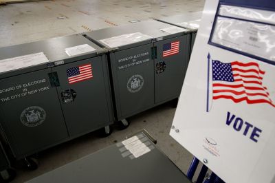 US election voting machine