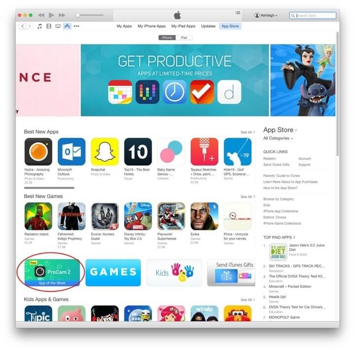 App of the Week milik Apple di iTunes Store