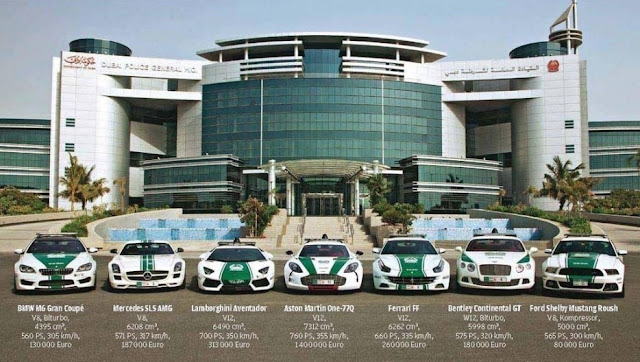 Foto mobil polisi Kota Dubai yang Bakal Bikin Kamu Ternganga