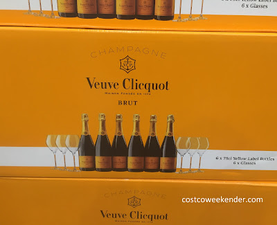 Costco 1614913 - Veuve Clicquot Champagne comes with 6 glasses to drink from