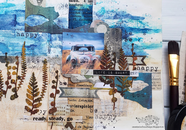 @nastyalena #artjournal #mixedmedia