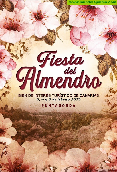 Programa de Actos Fiesta del Almendro 2023 en Puntagorda