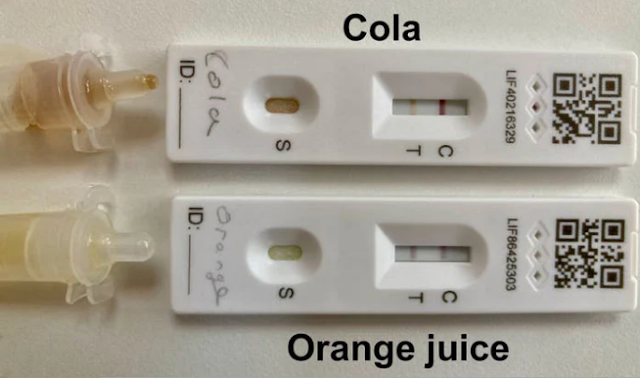 إليك كيف يستخدم الأطفال المشروبات الغازية وعصير البرتقال لتزوير نتائج إيجابية في اختبارات COVID-19