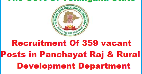 The Govt Of Telangana Panchayat Raj Rural Development 