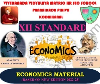 12th ECONOMICS Study Material 2022-2023