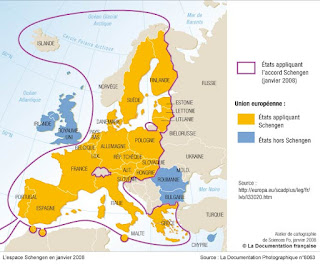 Espace Schengen 2008