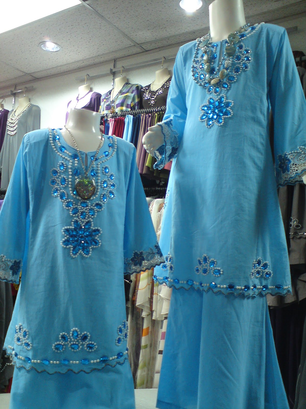 Butik Citra Mawar Pakaian Id Perempuan baju cotton kanak2 