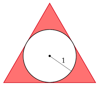 円に外接する正三角形