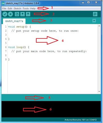 Pengenalan Jendela Software IDE Arduino
