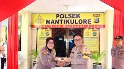 Sejarah, Iptu Siti Elminawati Jadi Kapolsek Wanita Pertama di Polsek Mantikulore 