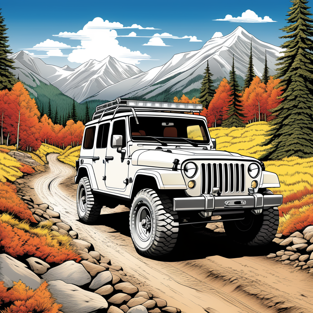 SUV Coloring Pages