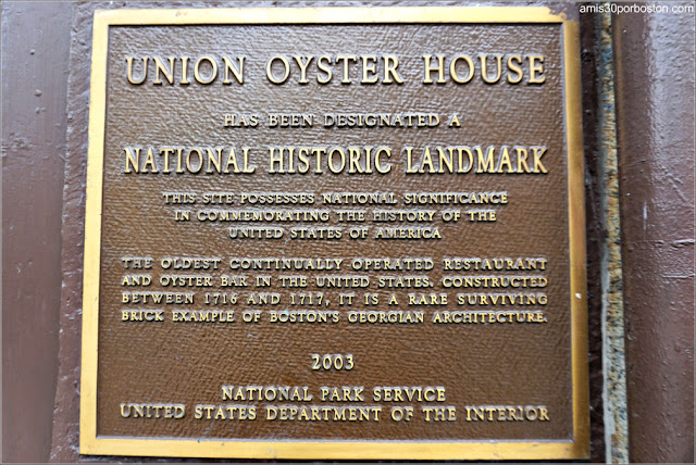 Restaurante Más Antiguo de Estados Unidos: Union Oyster House