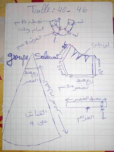 كيفية خياطة فستان سواريه بالفيديو