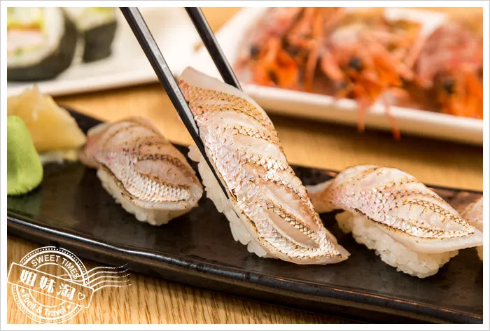 大手町日本料理無菜單料理血鯛握壽司