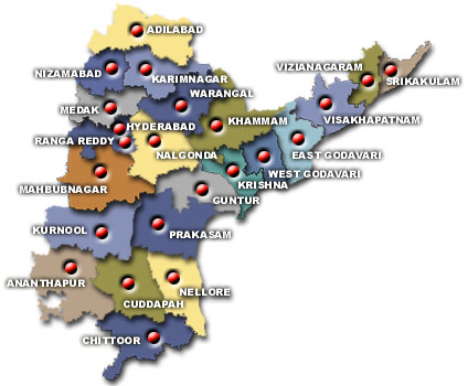 Andhrapradesh District Map