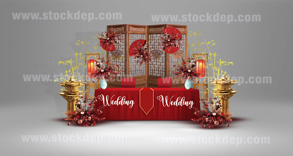 Trang trí phông nền backdrop sân khấu đám cưới