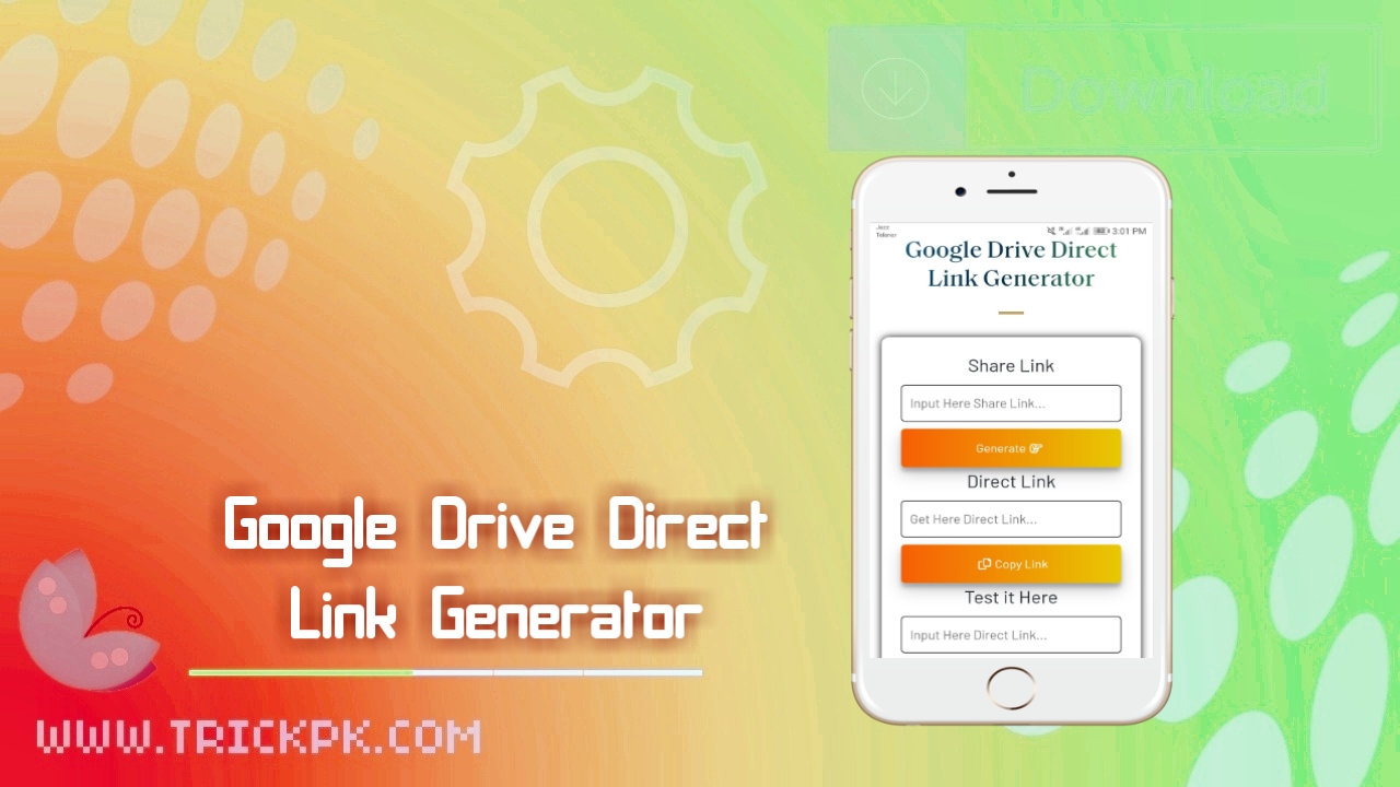 Blogger Google Drive Direct Link Generator Tool