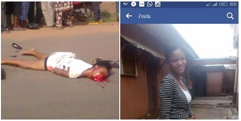 Final yr Student Crushed to Death By Nigeria Breweries Truck on Her way back from the Bank to withdraw her Project Money