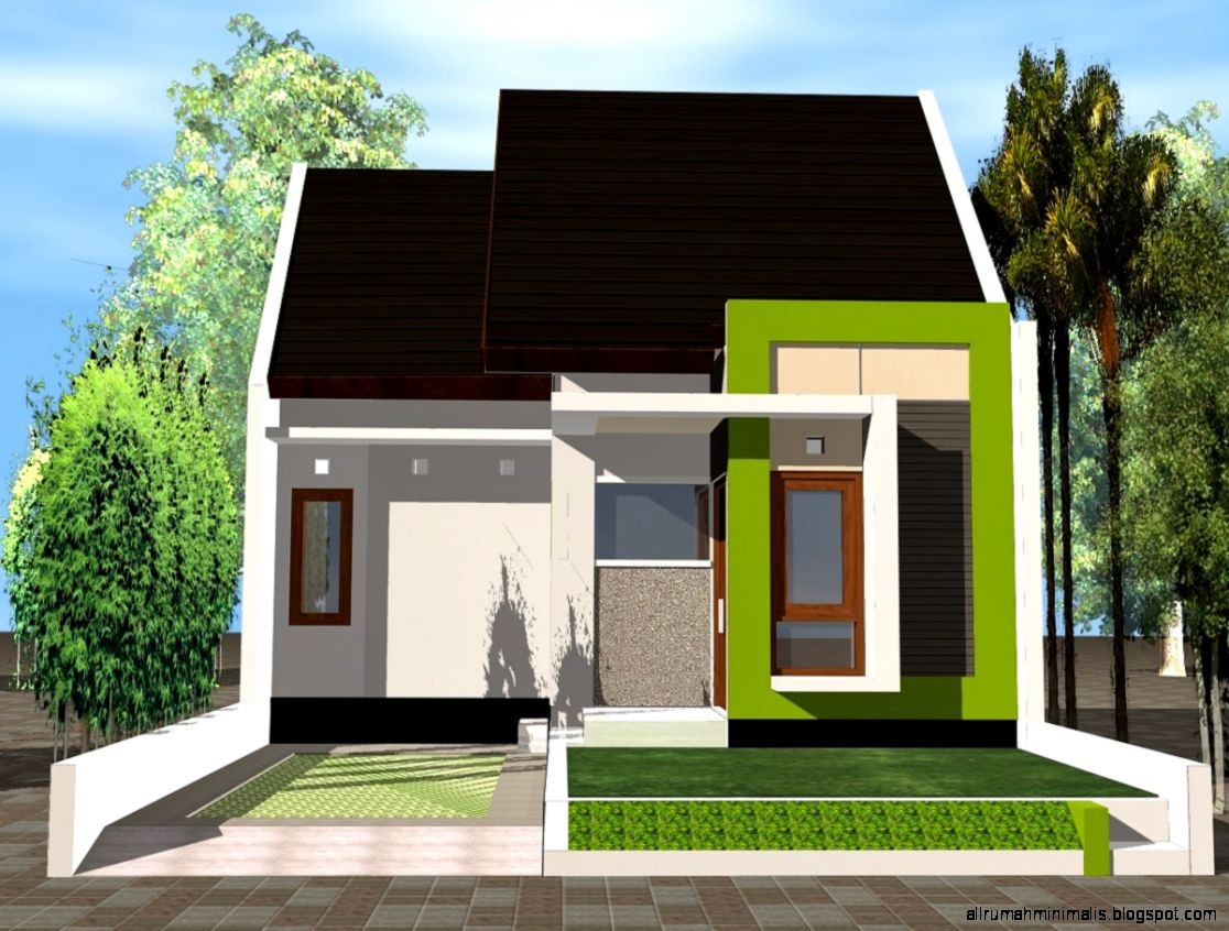 Contoh Desain Model Rumah Kampung Sederhana Terlihat Minimalis