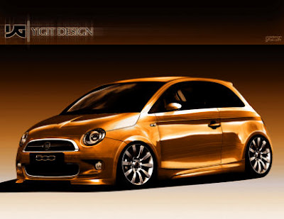 New Fiat 500 virtual tuning by Yigit Design Posted by 500blog at 756 AM