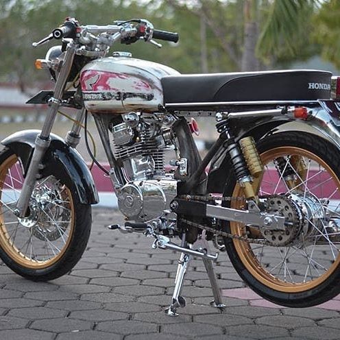  Gambar HD Modifikasi CB 100 Warna Putih Terbaru