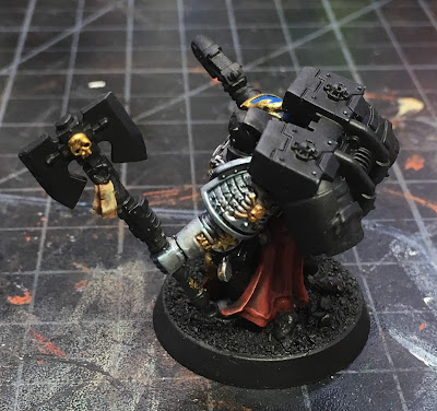 Deathwatch Librarian with Jump Pack WIP left side