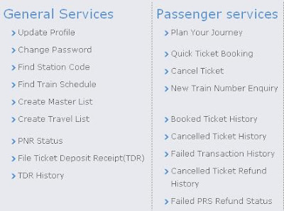 E-Ticket Railway Services