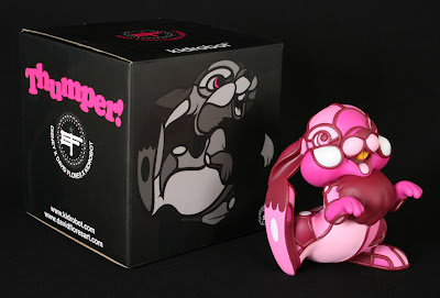 Kidrobot x Disney Thumper 6 Inch Vinyl Figure and Packaging by David Flores