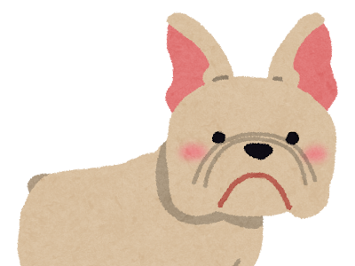 √完了しました！ フレンチブルドッグ イラスト 可愛い 292070