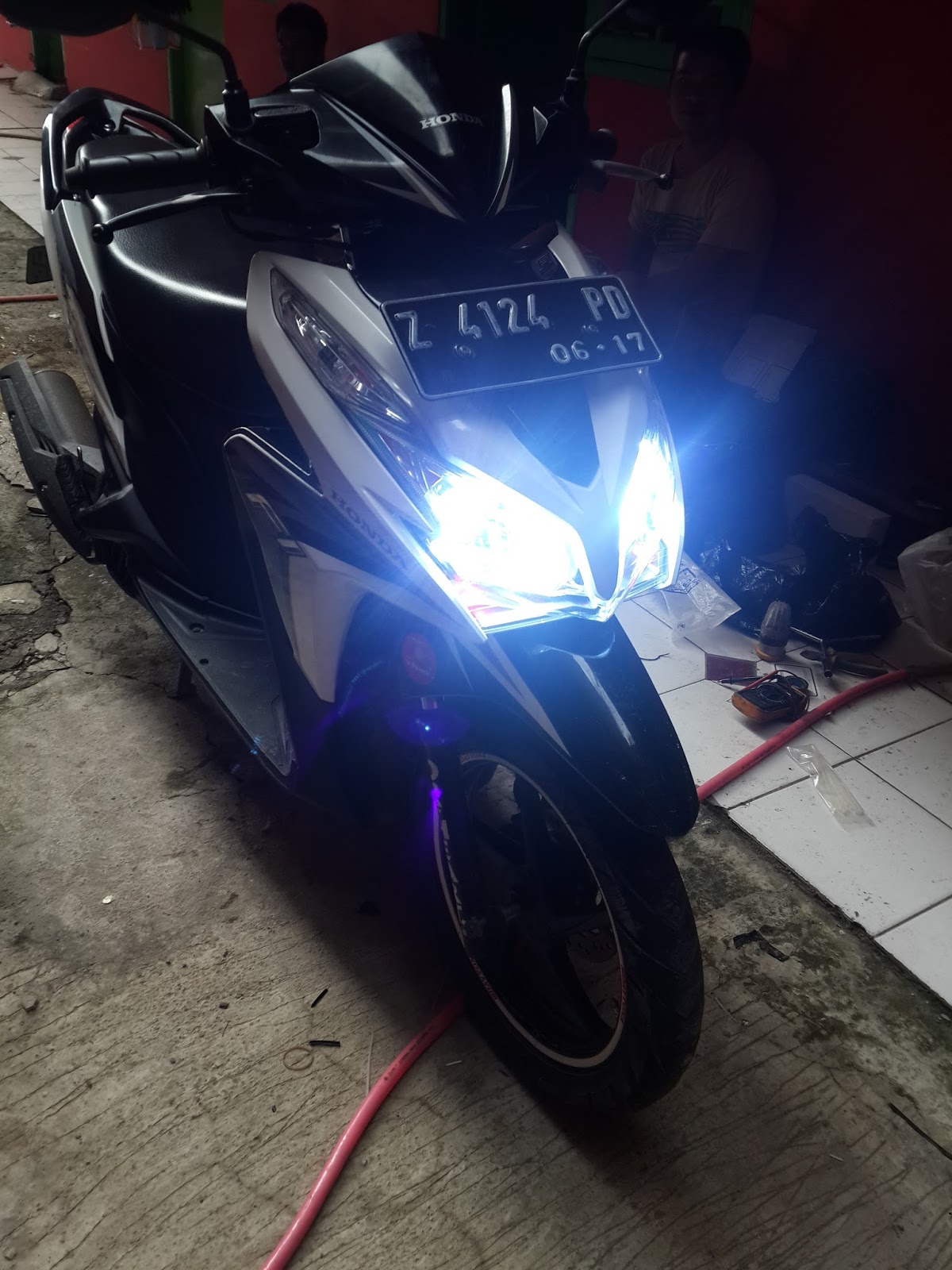 Contoh Pemasangan Pasang Lampu HID