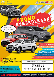 PROMO ANZON TOYOTA KEMERDEKAAN