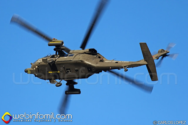 Sikorsky UH-60L Arpía III de la Fuerza Aérea Colombiana.