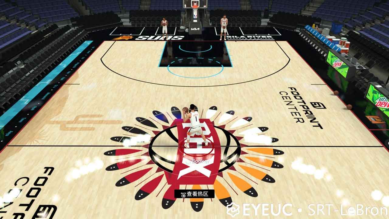 PHOENIX SUNS CUSTOM COURT TUTORIAL! THE VALLEY NEW CITY EDITION