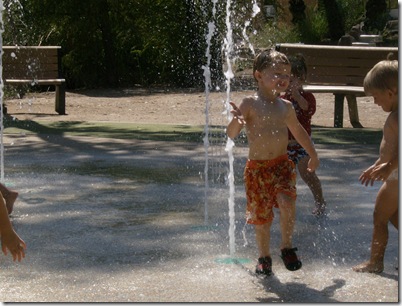 christian in the water