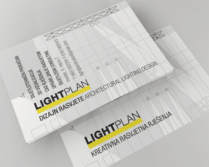 Lighting Design Studio Business Cards