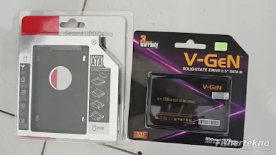 Paket SSD dan Caddy