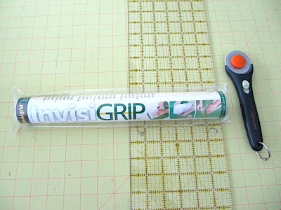 prevent quilt ruler slipping