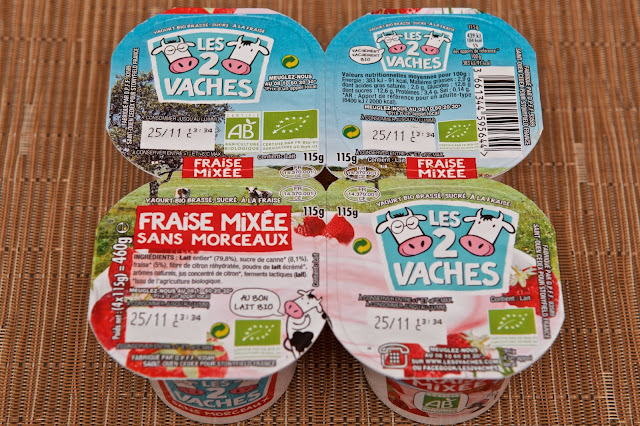 Yaourt à la Fraise Mixée Les 2 Vaches