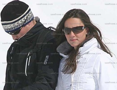william and kate skiing kiss. william and kate skiing