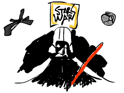 sketch star wars