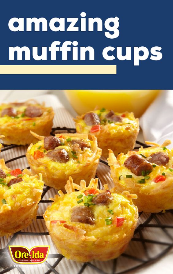 Amazing Muffin Cups – Mornings just got even more delicious—thanks to these individual-sized breakfast egg bakes! Each one featuring hash browns, red peppers, pork sausage links, and cheese, it’s not hard to see why this one would be a family-favorite.