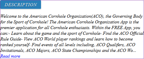 american cornhole organization