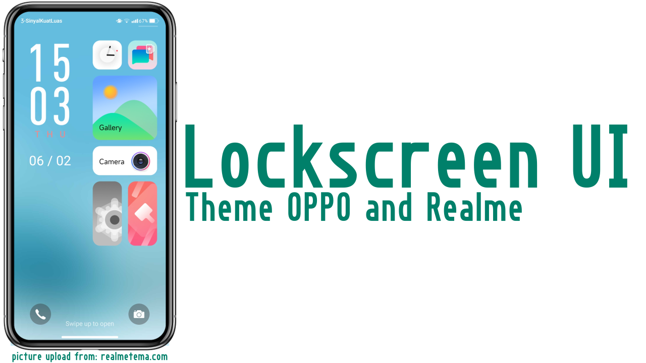 Tema iOS 15 Lite Lockscreen