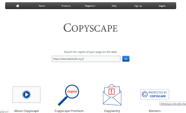 Check Copy Paste dengan Copyscape
